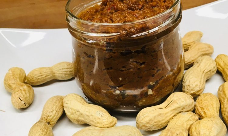 Sambal Kecang: indonesische Erdnuss Saté Sauce