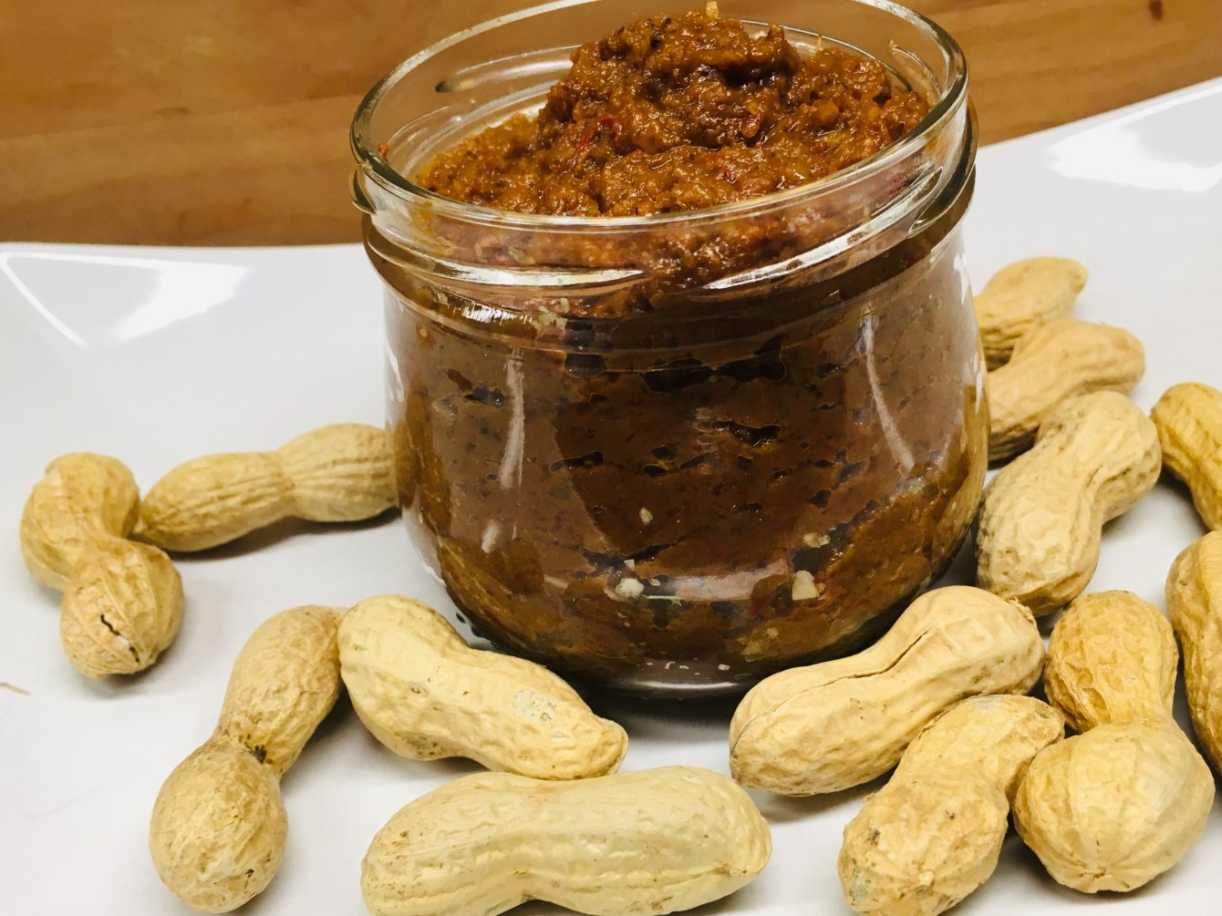 Sambal Kecang: indonesische Erdnuss Saté Sauce