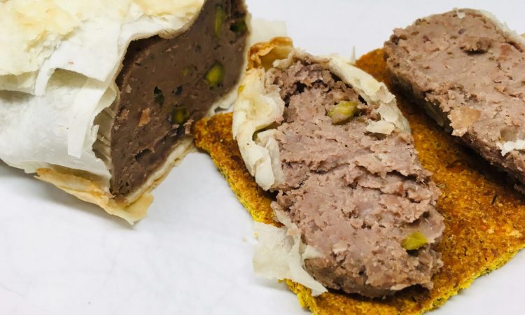 Pastinaken Walnuss Pastete mit Pistazien