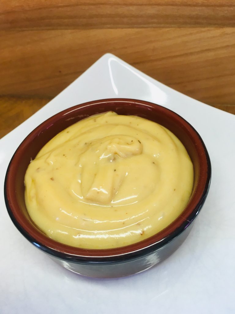 Mandel Miso Aioli mit Trüffel Öl