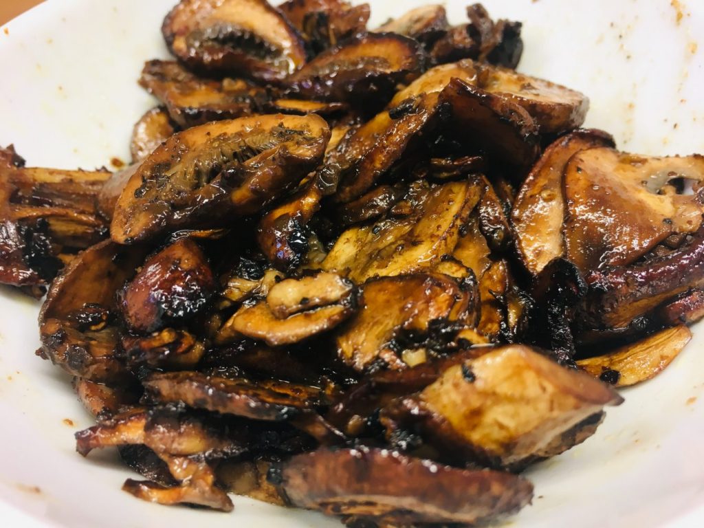 Geröstete Balsamico Portobello Pilze