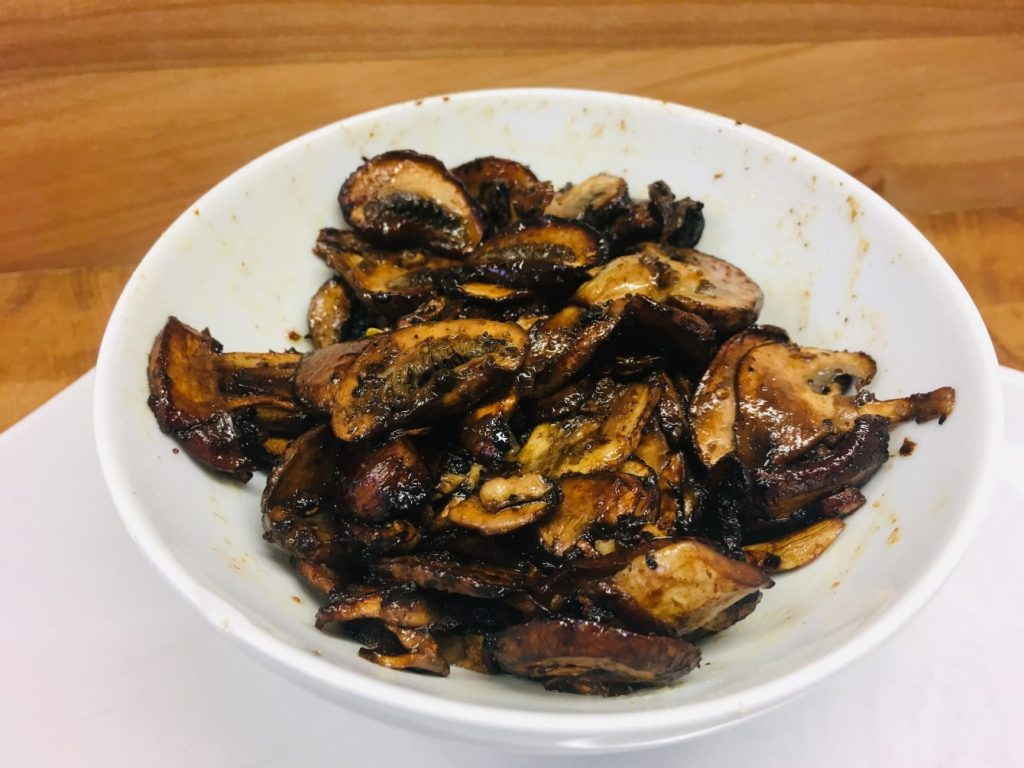 Geröstete Balsamico Portobello Pilze