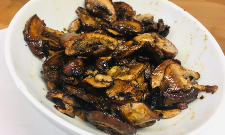 Geröstete Balsamico Portobello Pilze