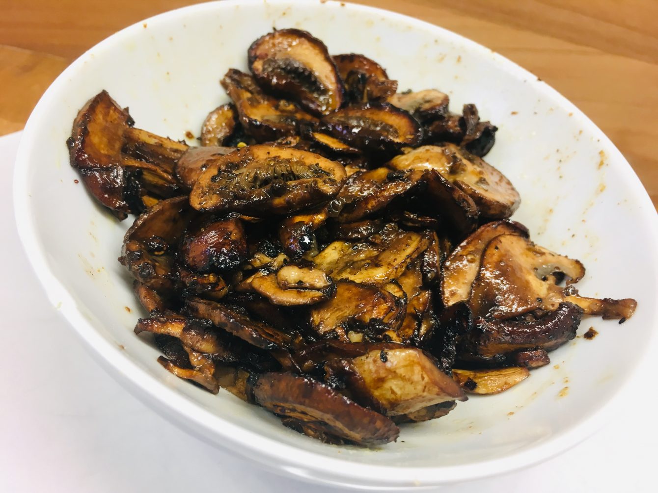 Geröstete Balsamico Portobello Pilze
