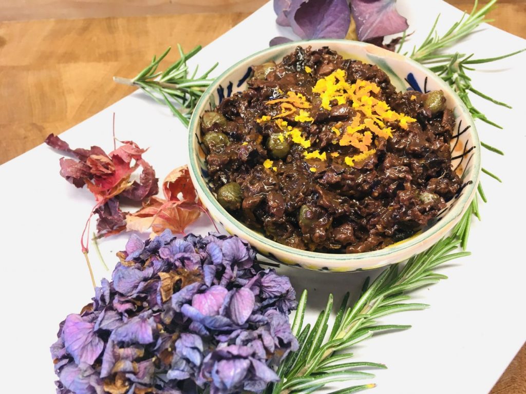 Oliven Tapenade mit Kakao