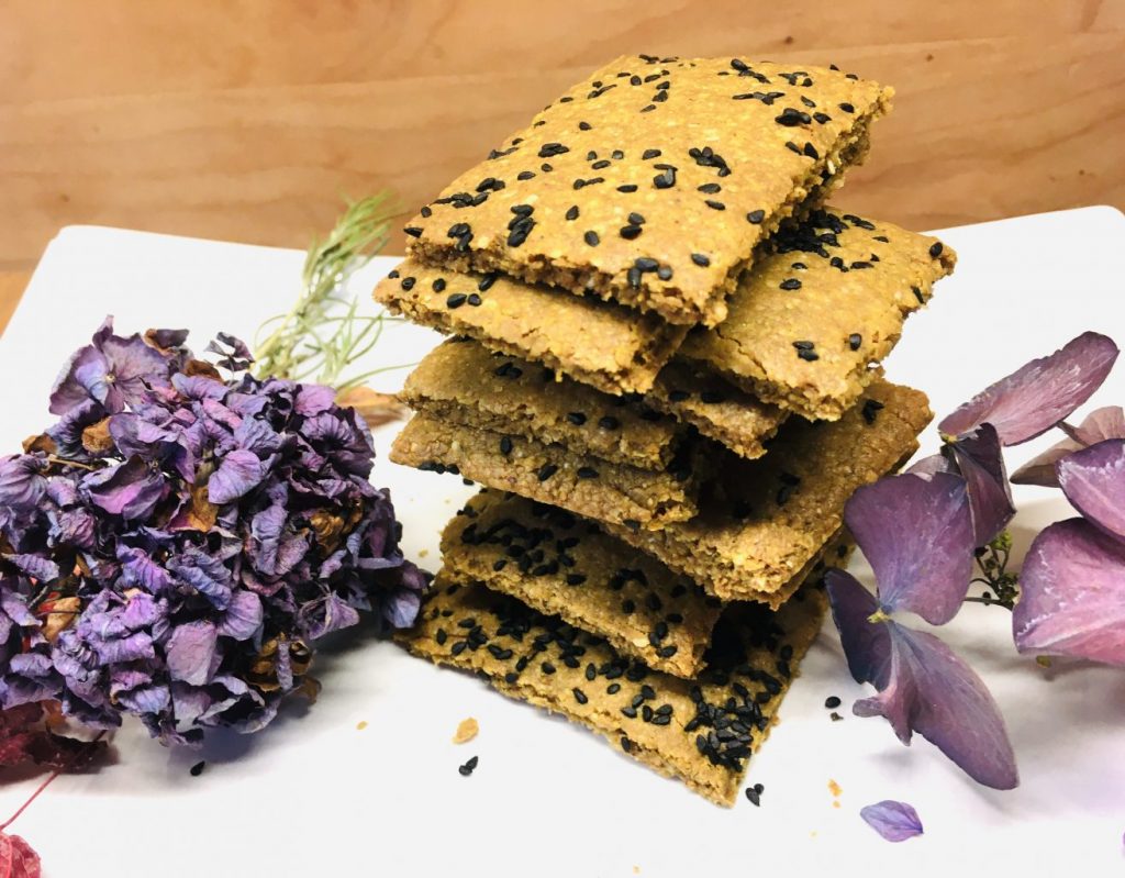 Tahini Kichererbsen Cracker