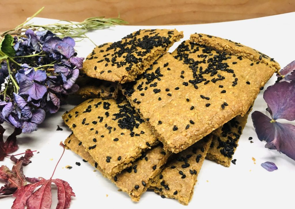 Tahini Kichererbsen Cracker