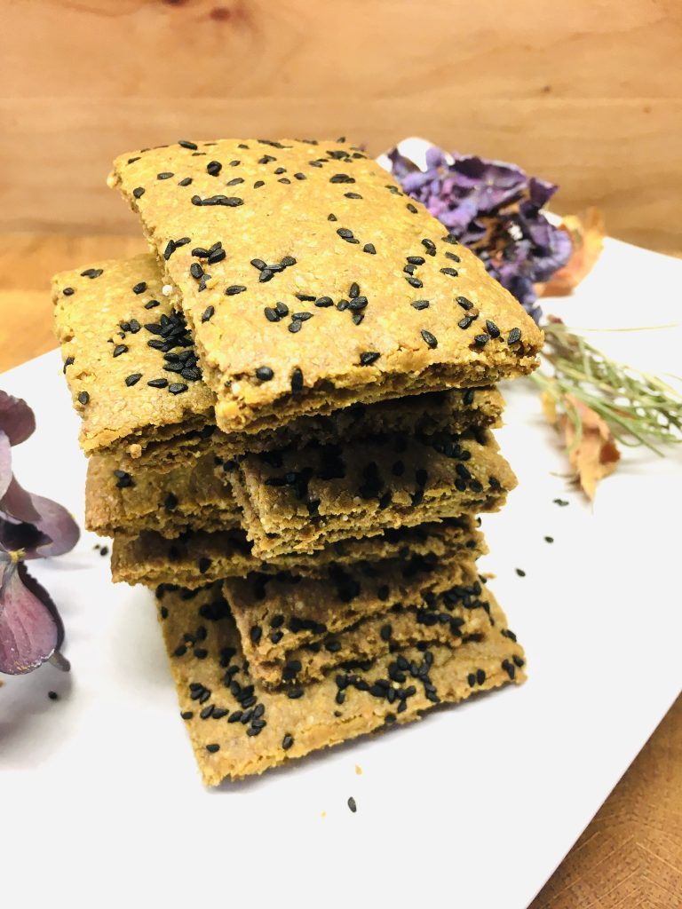 Tahini Kichererbsen Cracker