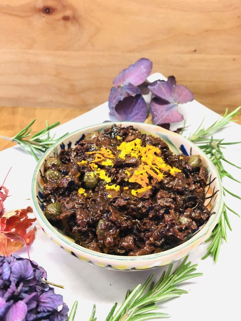 Oliven Tapenade mit Kakao