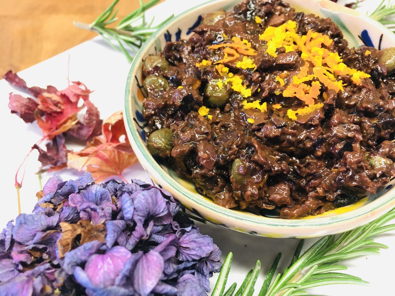 Oliven Tapenade mit Kakao