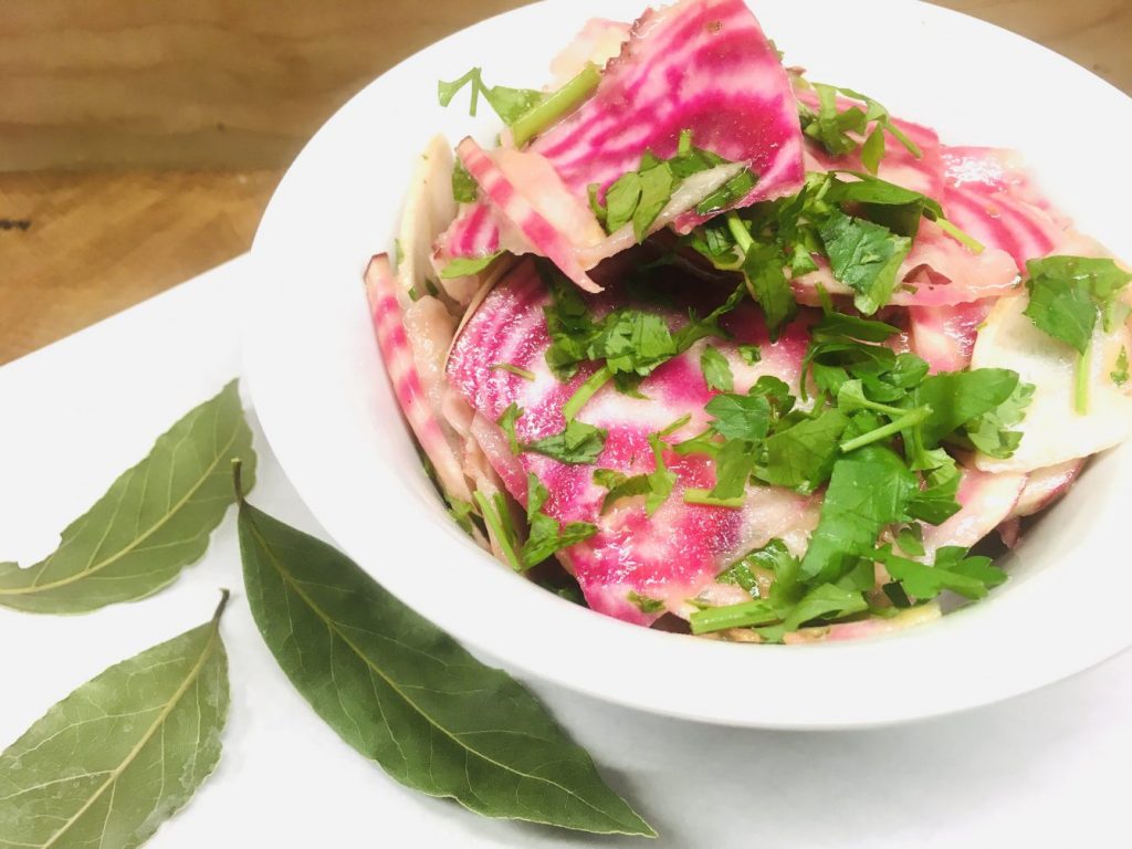 Ringel Bete Salat mit Honig Senf Dressing