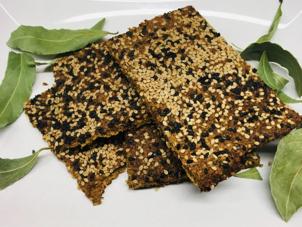 Karotten Sesam Cracker