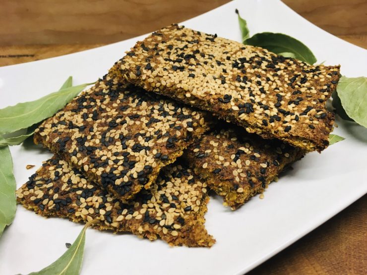 Karotten Sesam Cracker