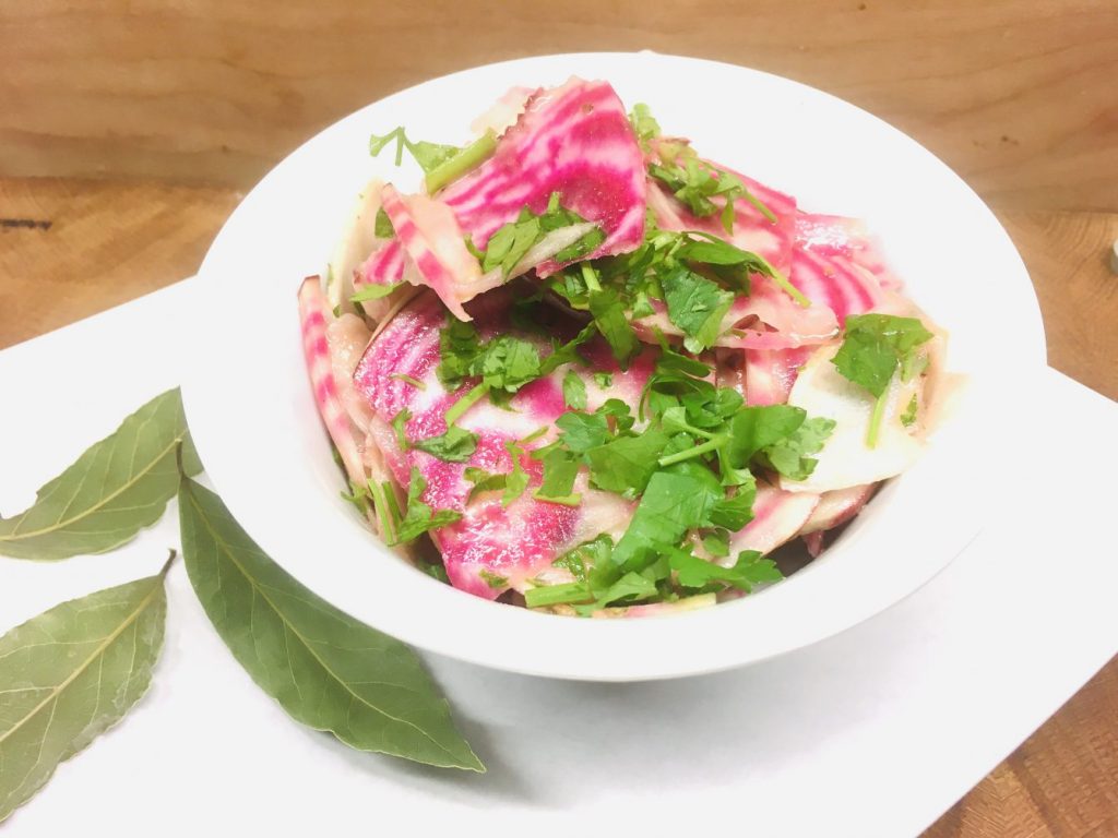 Ringel Bete Salat mit Honig Senf Dressing 