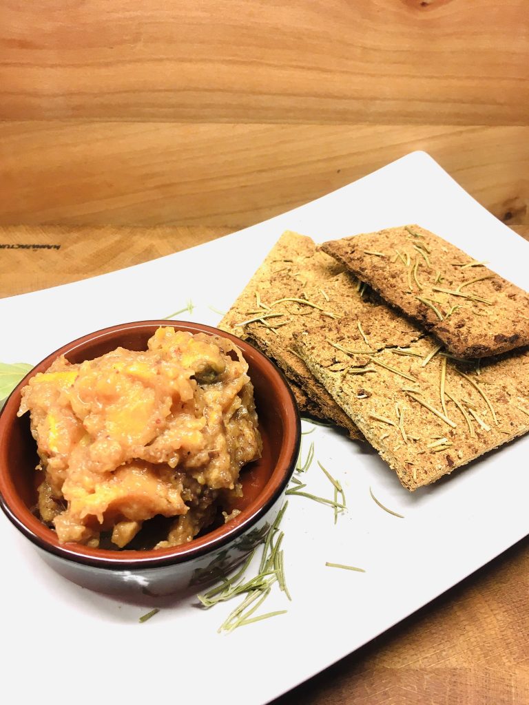 Kokos Blumenkohl Fladenbrot mit Rosmarin