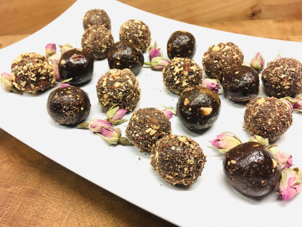 Mandel Schoko Energiebällchen