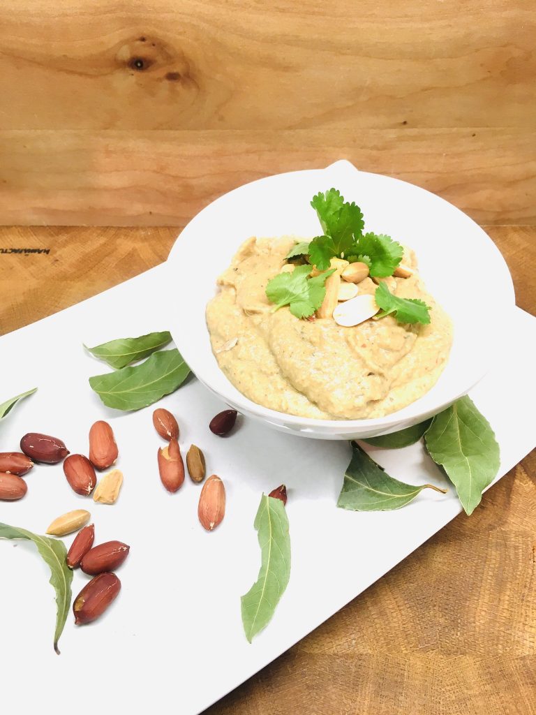 Auberginen-Erdnuss-Dip