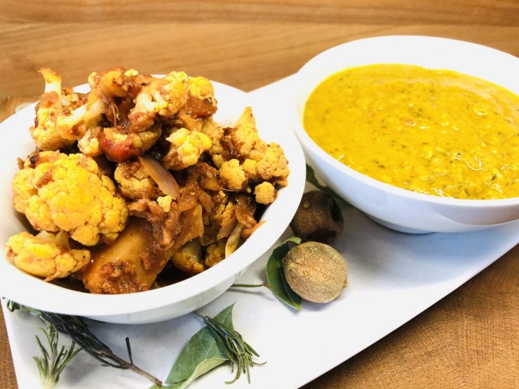 Tandoori Blumenkohl mit Kokos Linsencurry