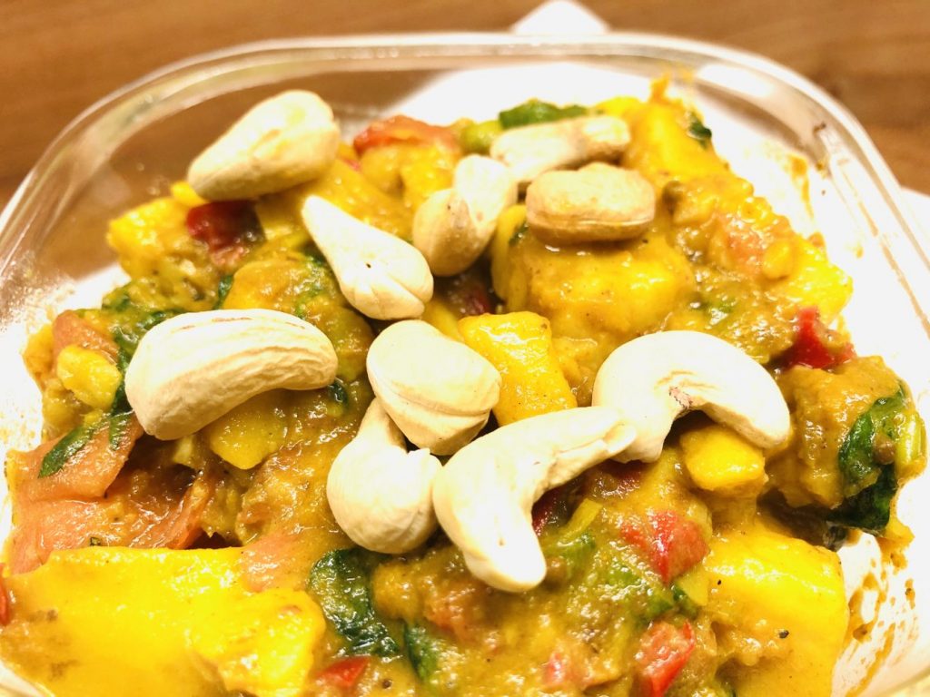 Kartoffelsalat mit Mango Chutney