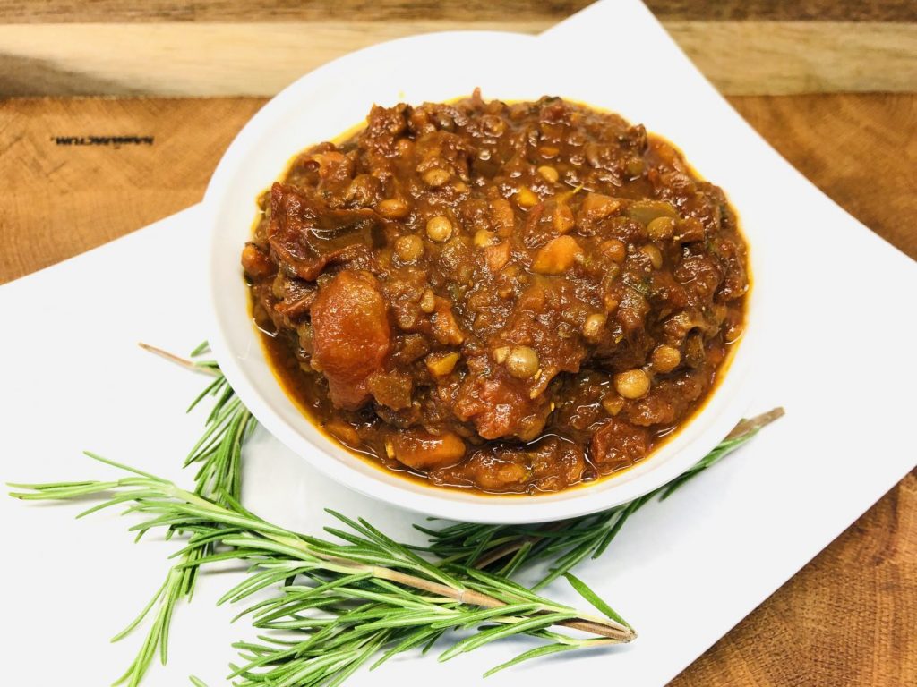 Linsen Bolognese