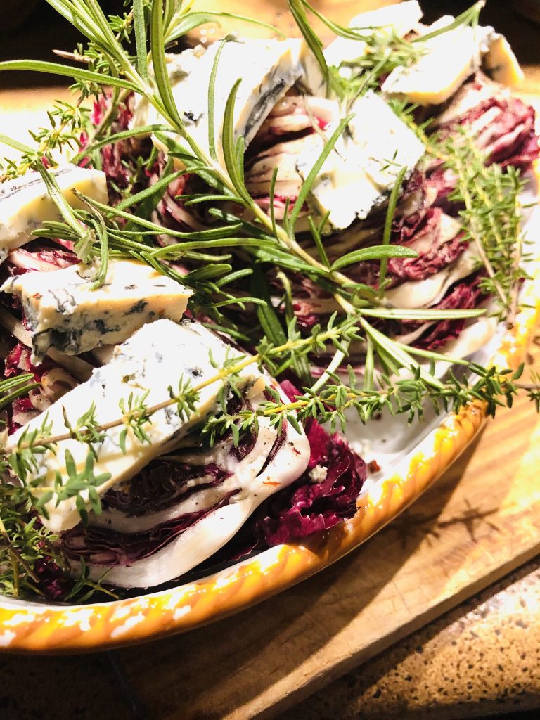 Radicchio mit Gorgonzola und Kastanienhonig