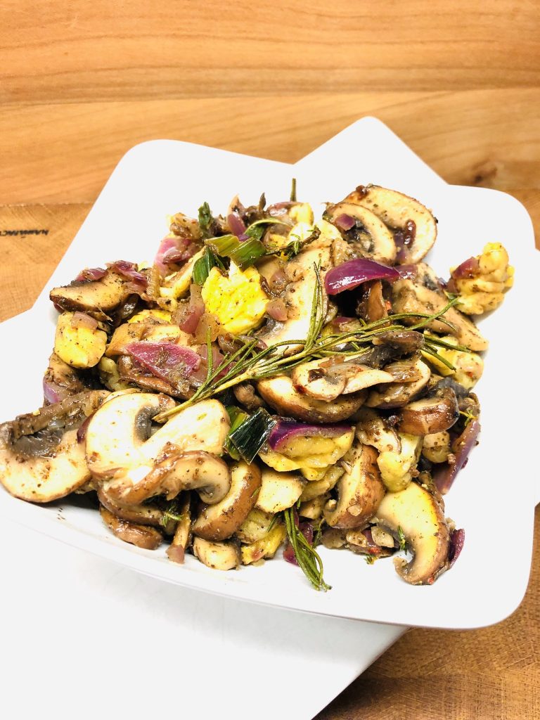 Geröstete Pilze mit Maronen und Za’atar