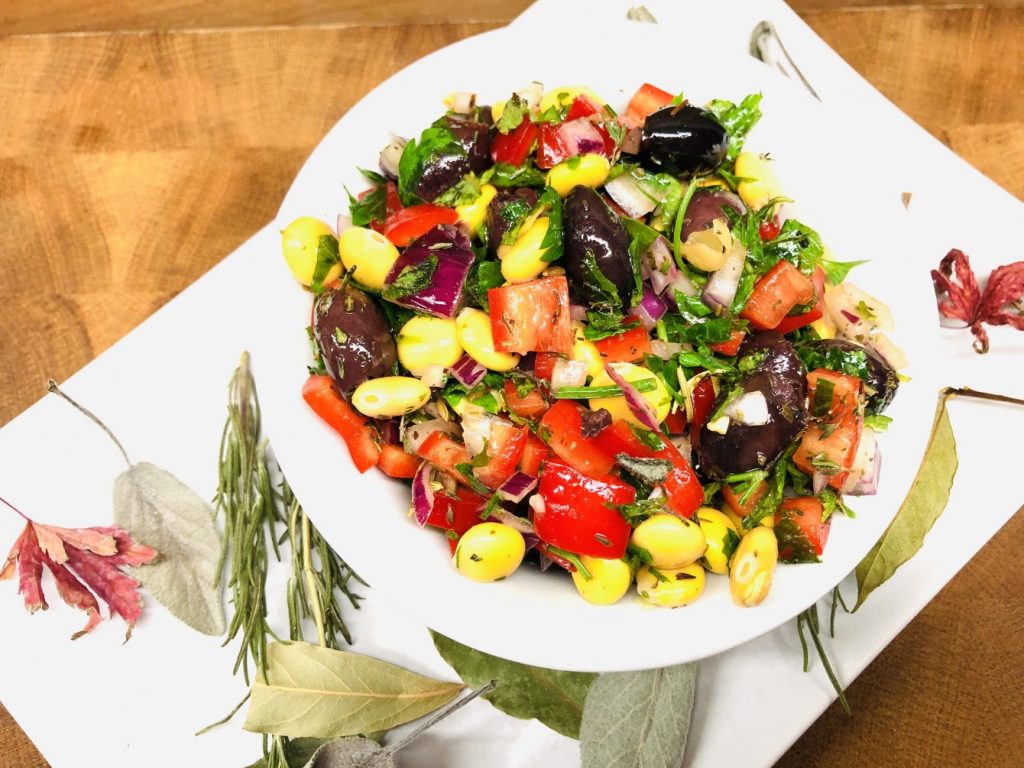 Mediterraner Lupinen Salat