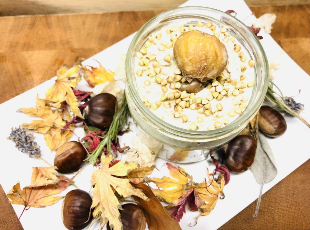 Buchweizen Maronen Hummus