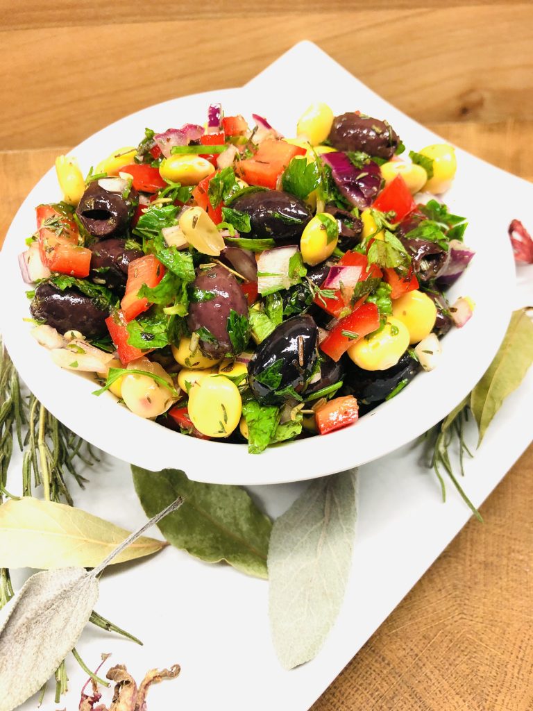 Mediterraner Lupinen Salat