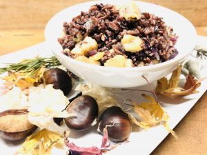 Maronen Reis mit Safran