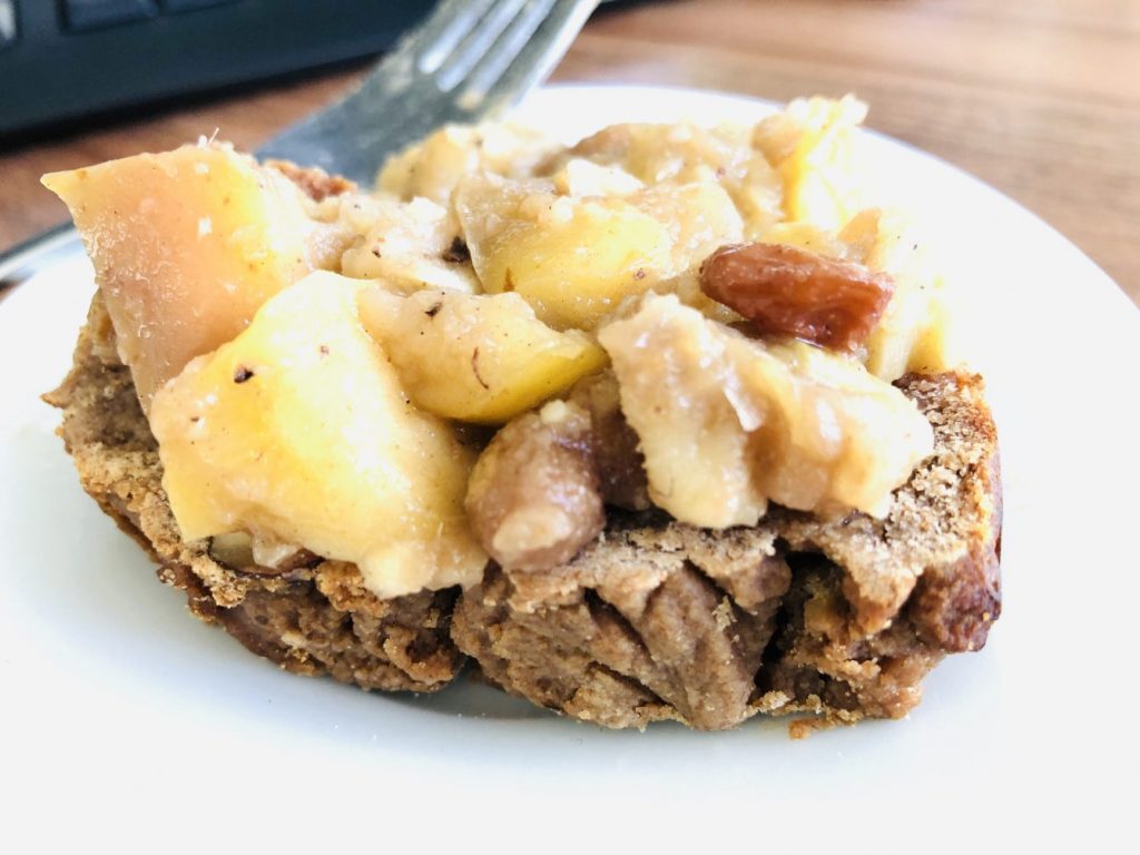 Kastanienbrot mit Apfel Relish