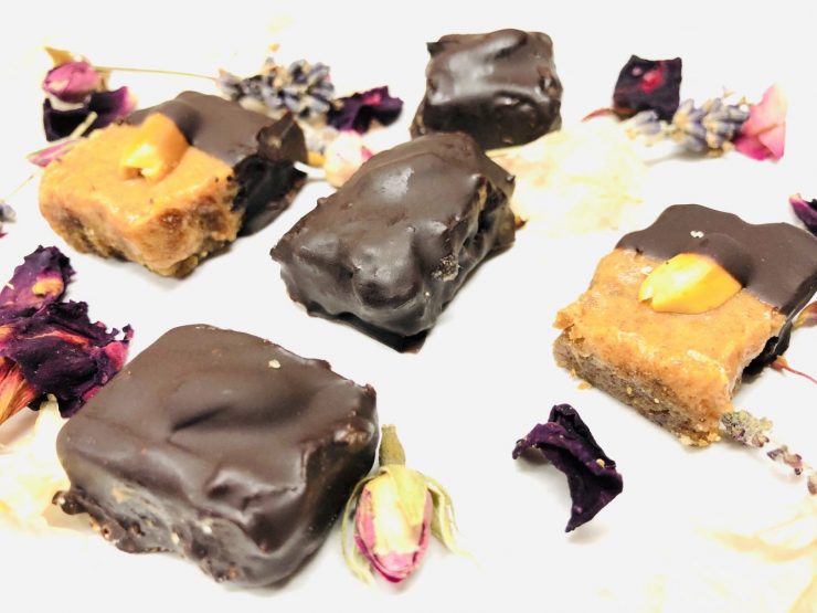 Salted Caramel Pralinen mit Marzipan