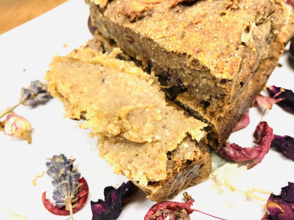 Apfel Brot mit Creme de Marron