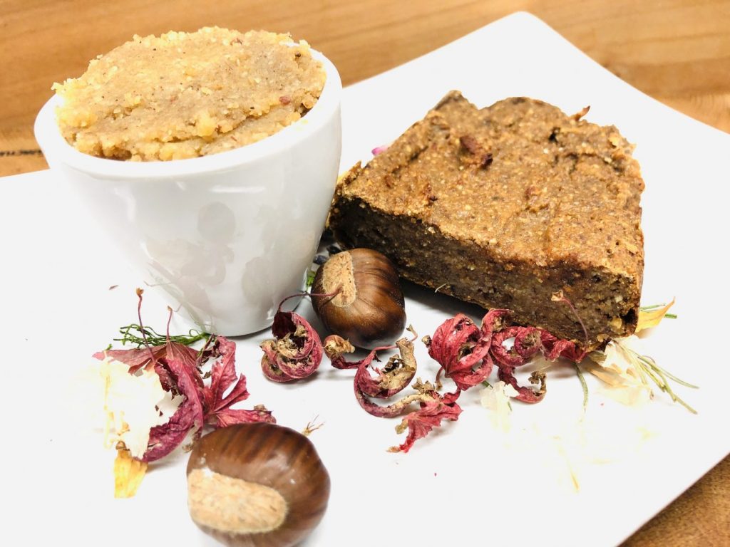 Apfel Brot mit Creme de Marron