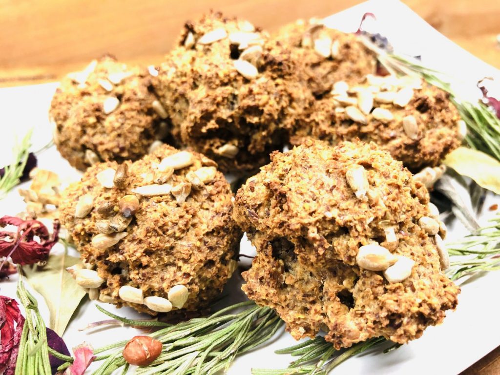 Hafer Brötchen mit Sonnenblumenkernen 