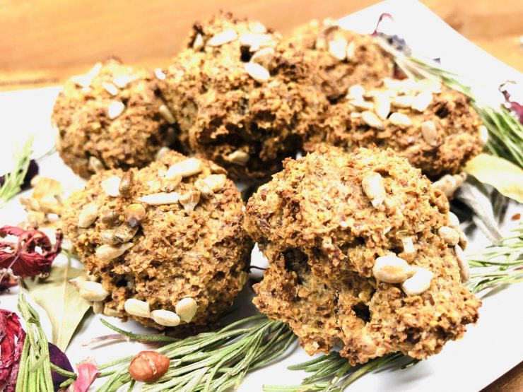 Hafer Brötchen mit Sonnenblumenkernen