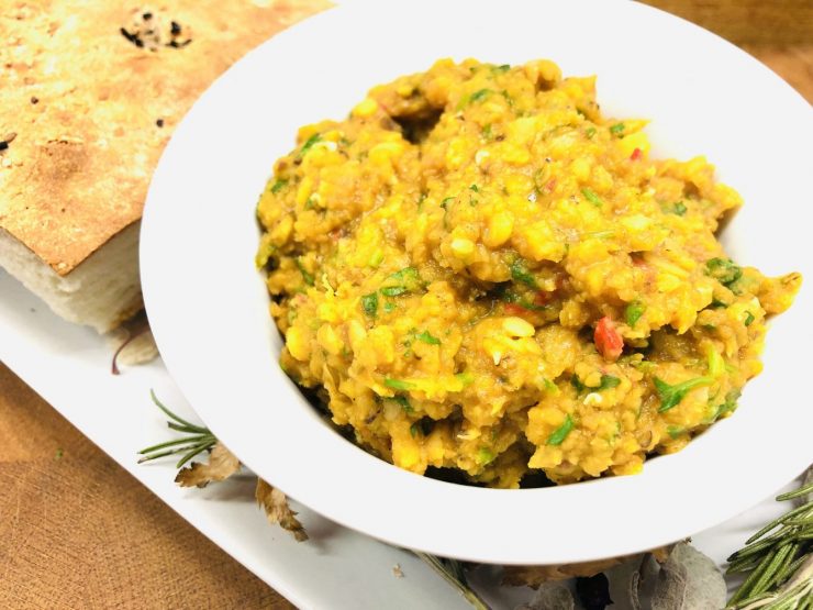 Äthiopische Linsen mit Berbere