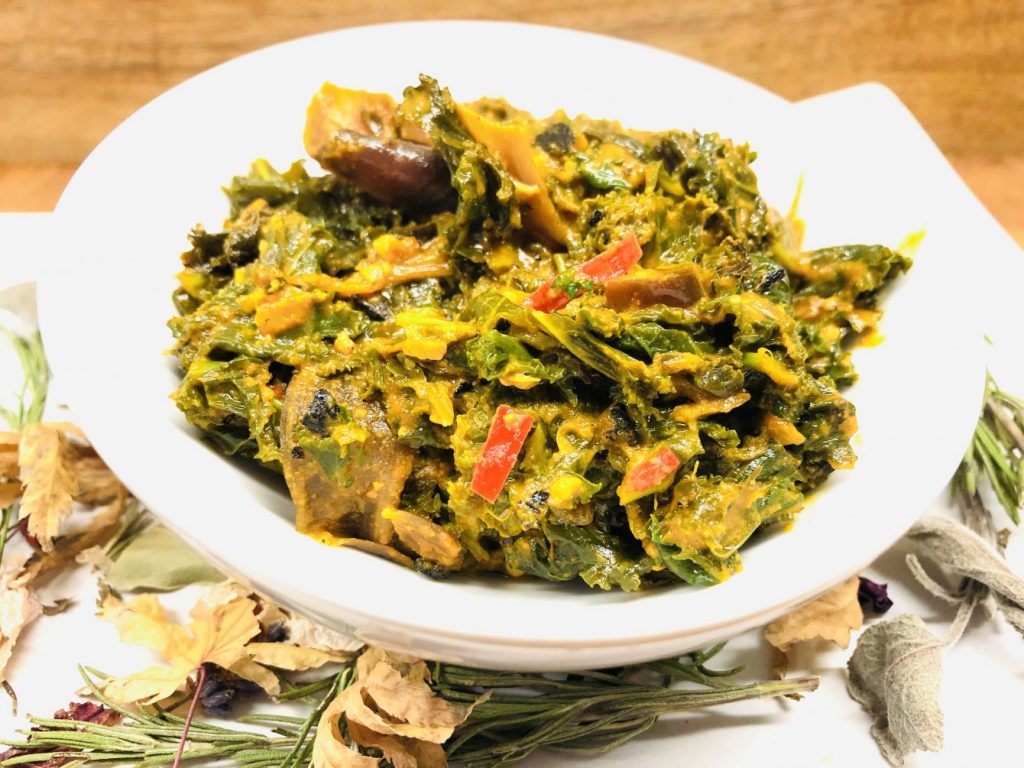 Äthiopischer Erdnuss Grünkohl