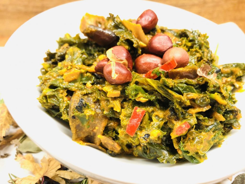 Äthiopischer Erdnuss Grünkohl