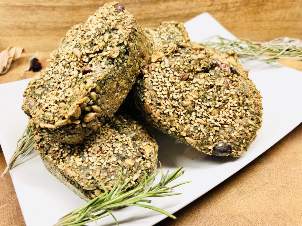 Life-Changing Brötchen aus Sonnenblumenkernen, Nüssen und Samen