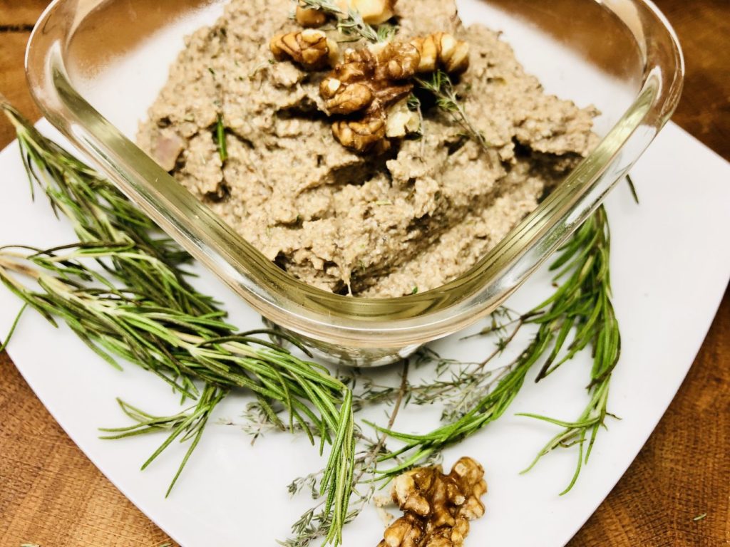 Vegane Walnuss Pilz Pastete