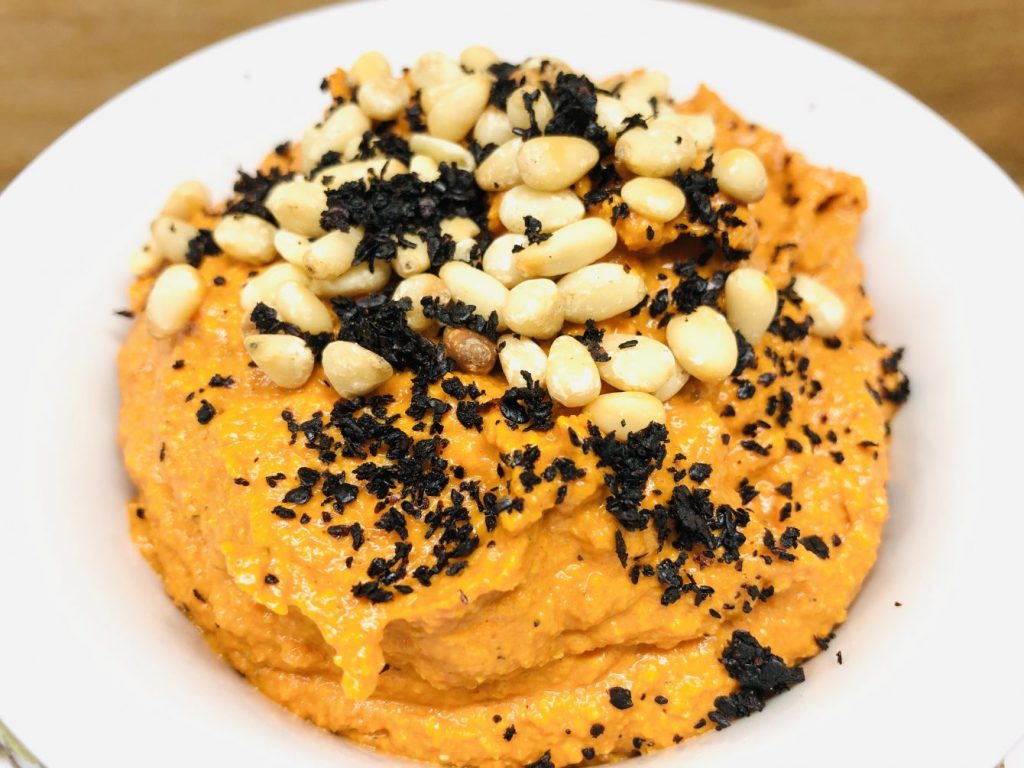 Paprika Kürbis Hummus