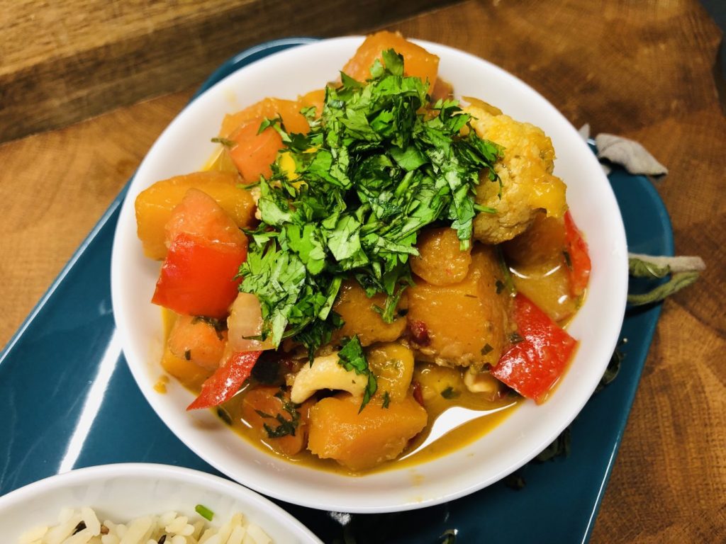 Blumenkohl Kürbis Curry