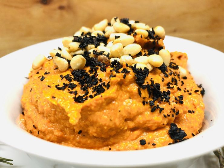 Paprika Kürbis Hummus