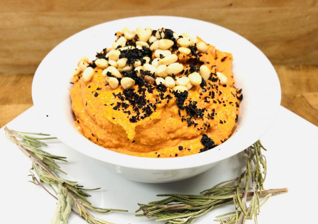 Paprika Kürbis Hummus
