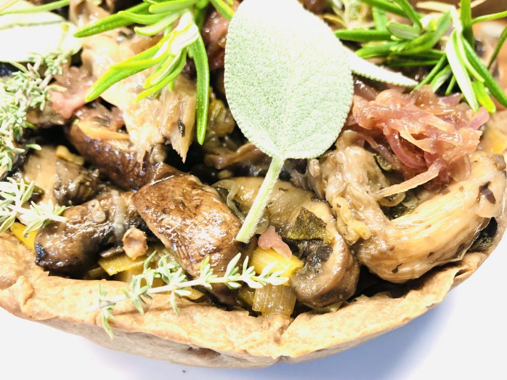 Pilz Lauch Tarte
