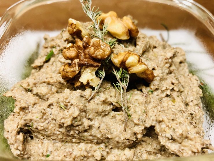 Walnuss Pilz Pastete