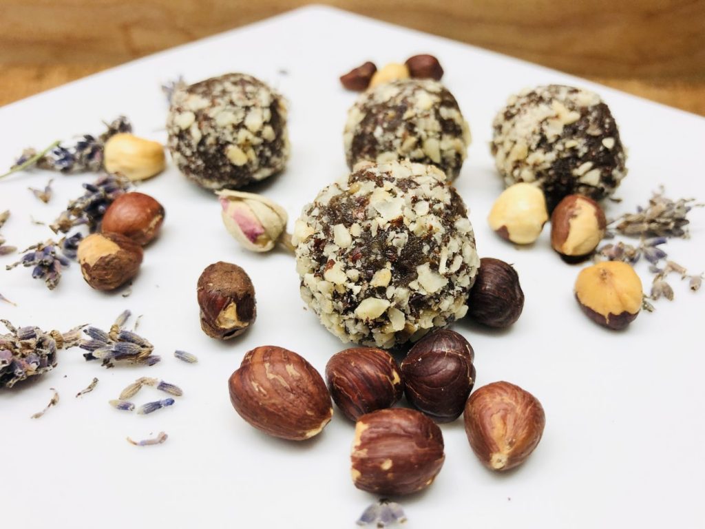 Haselnuss Brownie Balls