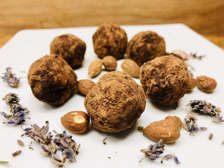 Mandel Brownie Trüffel