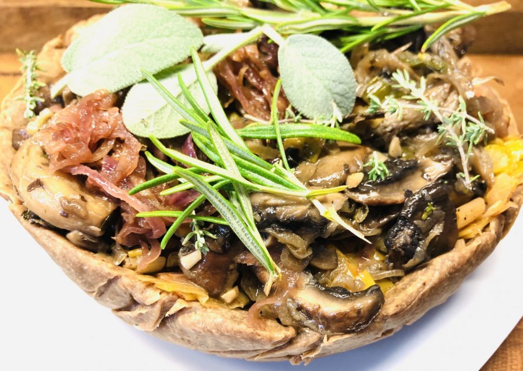 Lauch Pilz Tarte